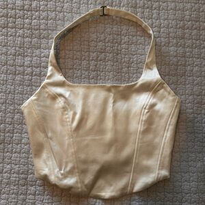 Wilfred Cream Corset Top from Artizia